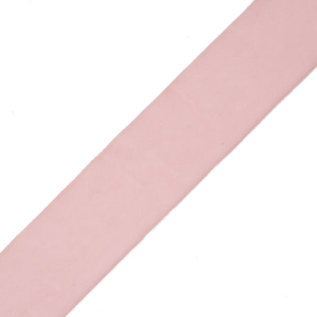 Single Faced Velvet Ribbon Made in Italy - 2" - Baby Pink - Sabine Collection