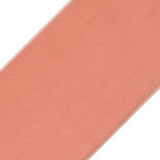 Single Faced Velvet Ribbon Made in Italy - 2" - Coral - Sabine Collection