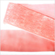 Single Faced Velvet Ribbon Made in Italy - 2" - Light Peach - Sabine Collection