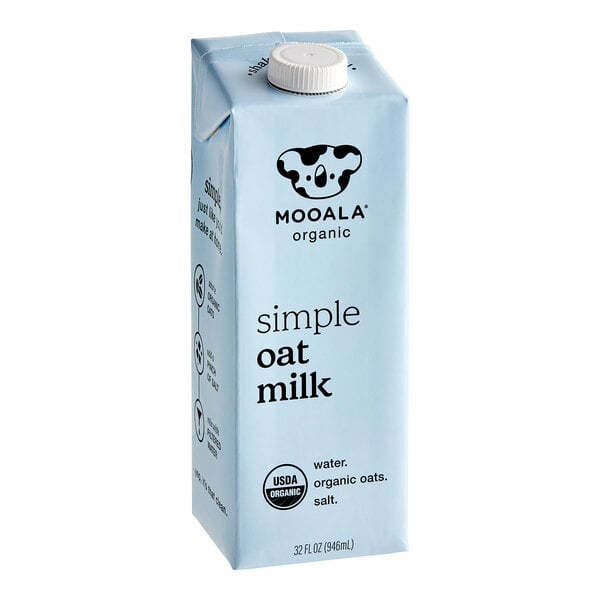 Mooala Organic Simple Oat Milk 32 fl. oz. - 6/Case