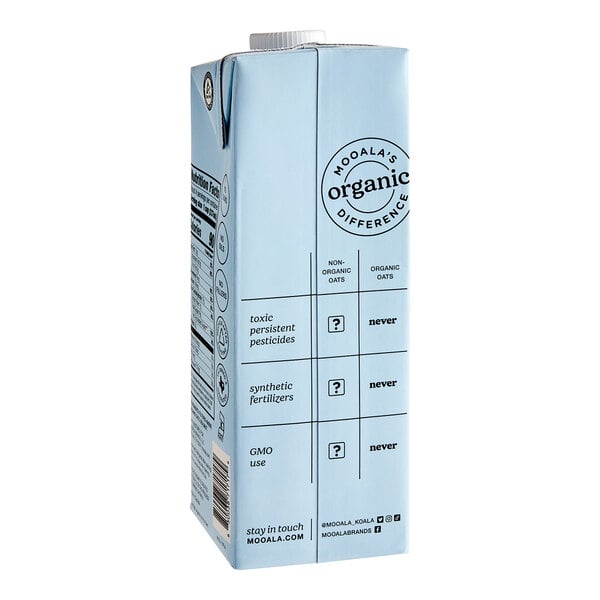 Mooala Organic Simple Oat Milk 32 fl. oz. - 6/Case