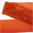 Single Faced Velvet Ribbon Made in Italy - 2" - Bright Orange - Sabine Collection