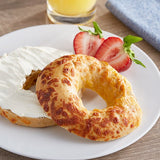 Just Bagels Authentic New York Jalapeno Cheddar Bagel 4 oz. - 48/Case