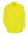 Red Kap Men's Enhanced Visibility Long Sleeve Work Shirt