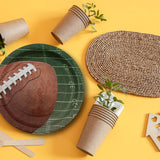 8 Ct. Football Paper Dessert Plates 7" Sports-Themed Party Plates