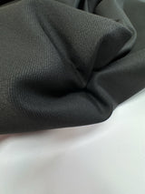Black Polyester Viscose Twill