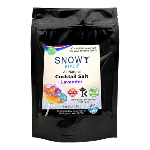 Snowy River Lavender Cocktail Rimming Salt 8 oz.