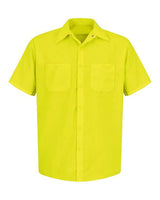 Red Kap Men's Enhanced Visibility Short Sleeve Work Shirt