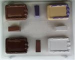 Small Place Card Chocolate Mold - CCW033