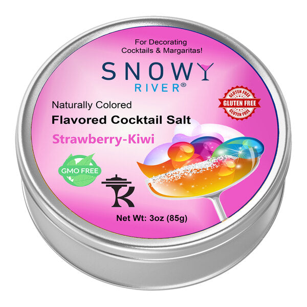 Snowy River Strawberry-Kiwi Cocktail Rimming Salt 3 oz.