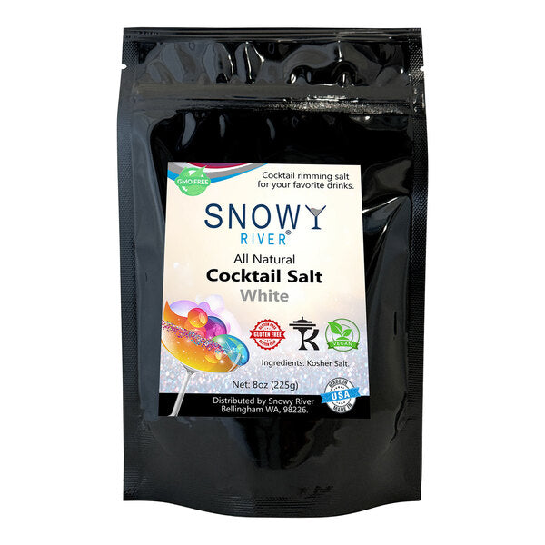 Snowy River White Cocktail Rimming Salt 8 oz.
