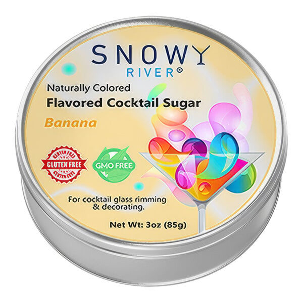 Snowy River Banana Cocktail Rimming Sugar 3 oz.