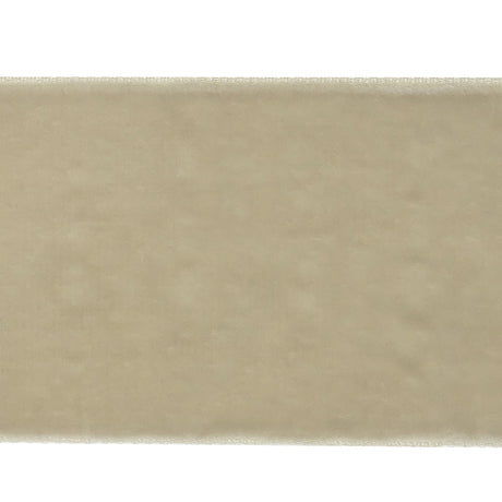 Single Faced Velvet Ribbon Made in Italy - 2" - Silver - Sabine Collection