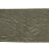 Single Faced Velvet Ribbon Made in Italy - 2" - Gray - Sabine Collection