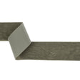 Single Faced Velvet Ribbon Made in Italy - 2" - Gray - Sabine Collection