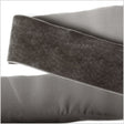 Single Faced Velvet Ribbon Made in Italy - 2" - Pewter - Sabine Collection