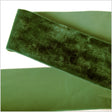 Single Faced Velvet Ribbon Made in Italy - 2" - Hunter - Sabine Collection