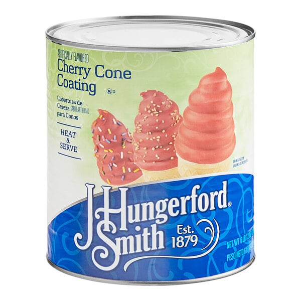 J. Hungerford Smith Cherry Cone Shell Coating #10 Can - 3/Case