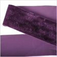 Single Faced Velvet Ribbon Made in Italy - 2" - Dark Grape - Sabine Collection