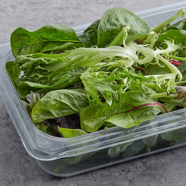 Fresh Spring Mix Salad 3 lb. - 4/Case