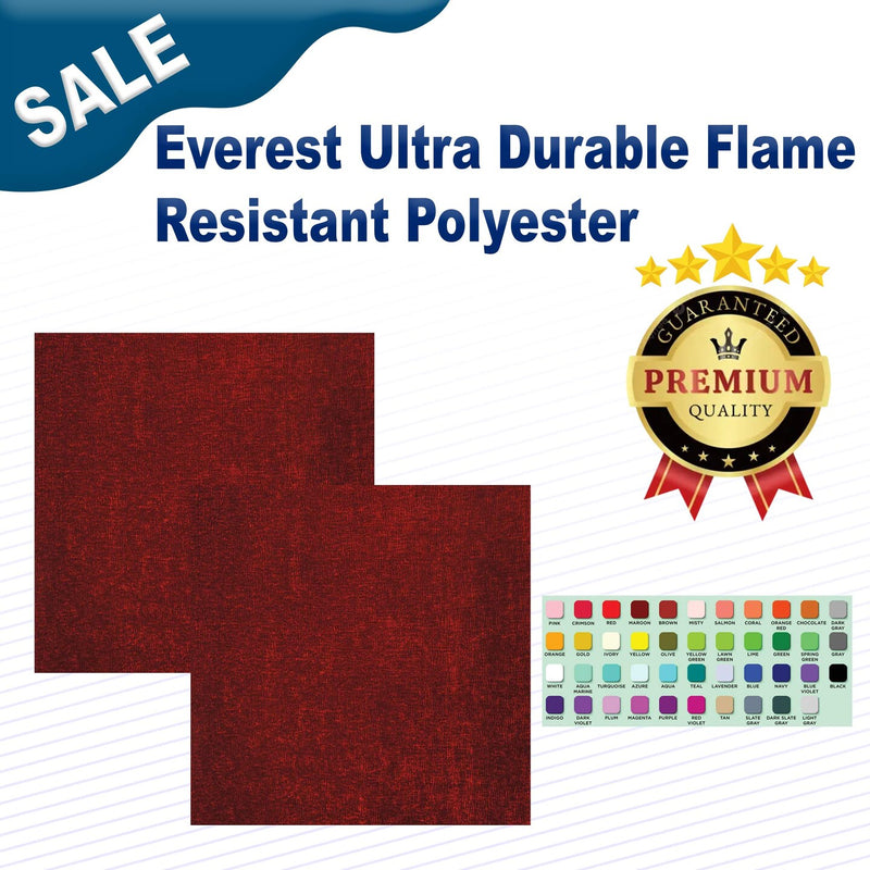 1 Yard Everest Ultra Durable Flame Resistant Polyester Width: 54"