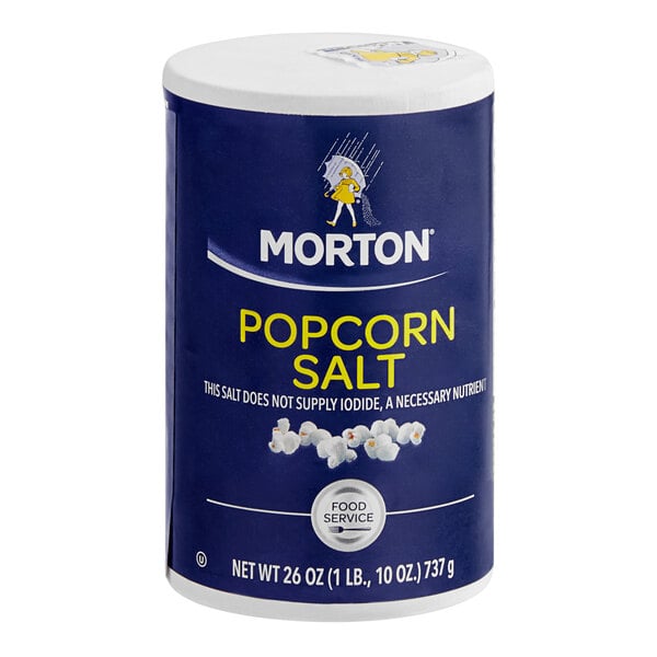 Morton Popcorn Salt 26 oz. - 24/Case