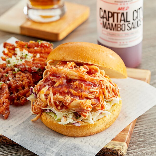 Capital City Mild Mambo Sauce 12 oz. Bottle - 12/Case
