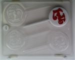 Mod Love Sucker Chocolate Mold - CCV014