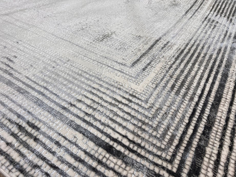 Jade 66 Area Rug - Dark Grey/Cream, 5' 3" X 7' 6" (1 Piece)