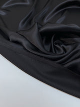 Black Silk Satin