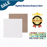 1 Yard Nightfall Blackout Drapery Fabric 55" Width