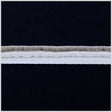 Italian Light and Dark Gray Velvet Piping - 0.625"