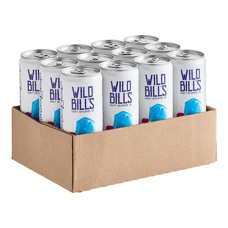 Wild Bill's Craft Beverage Co. Ring Pop Blue Raspberry Soda 12 fl. oz. - 12/Case
