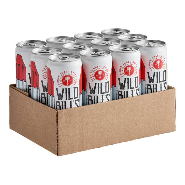 Wild Bill's Craft Beverage Co. Rocket Pop Soda 12 fl. oz. - 12/Case