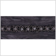 Gray/Black Fancy Beaded Trim