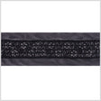 1.125" Black Fancy Beaded Trim
