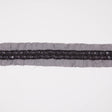 1.5" Black Silk Sequin Beaded Trim
