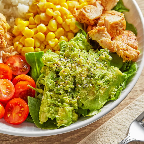 Wholly Avocado Slices and Pieces 8 oz. Tray - 32/Case