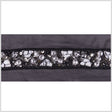 Black/White Silk Sequin Beaded Trim