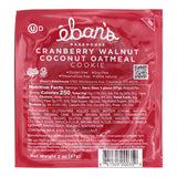 Eban's Bakehouse Gluten-Free Individually Wrapped Coconut Cranberry Walnut Oatmeal Cookie 2 oz. - 48/Case
