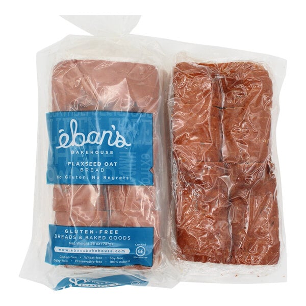 Eban's Bakehouse Gluten-Free Flaxseed Oat Bread 26 oz. - 6/Case