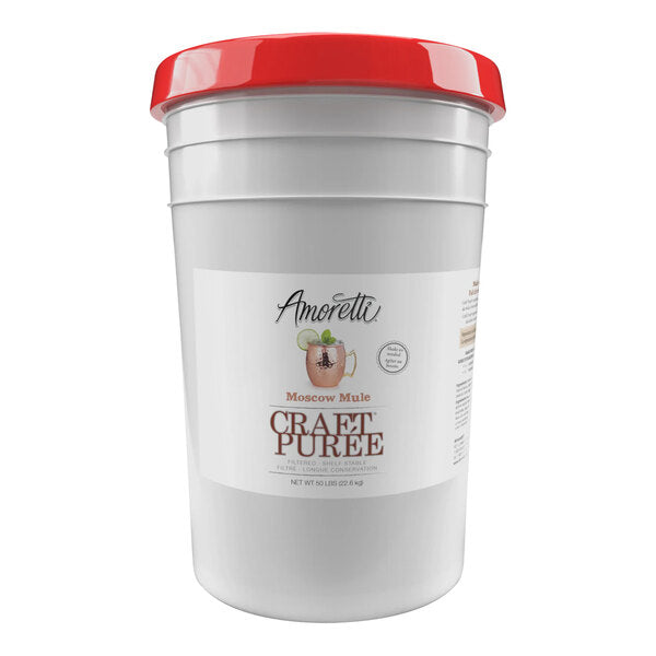 Amoretti Moscow Mule Craft Puree 6 Gallon (50 lb.)