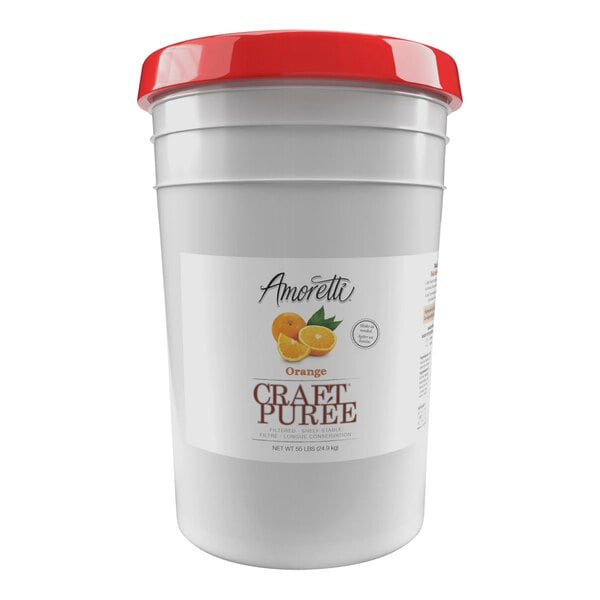 Amoretti Orange Craft Puree 6 Gallon (55 lb.)