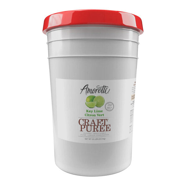 Amoretti Key Lime Craft Puree 6 Gallon (55 lb.)