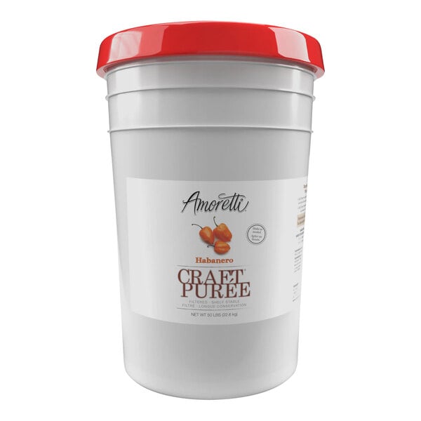 Amoretti Habanero Pepper Craft Puree 6 Gallon (50 lb.)