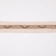1" Beige/Gold Fancy Beaded Trim