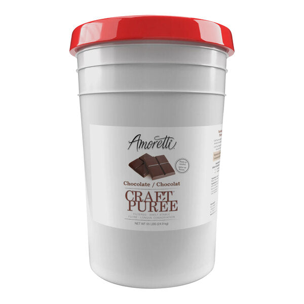 Amoretti Chocolate Craft Puree 6 Gallon (55 lb.)