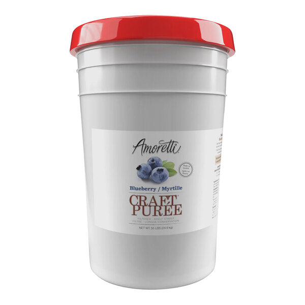 Amoretti Blueberry Craft Puree 6 Gallon (55 lb.)