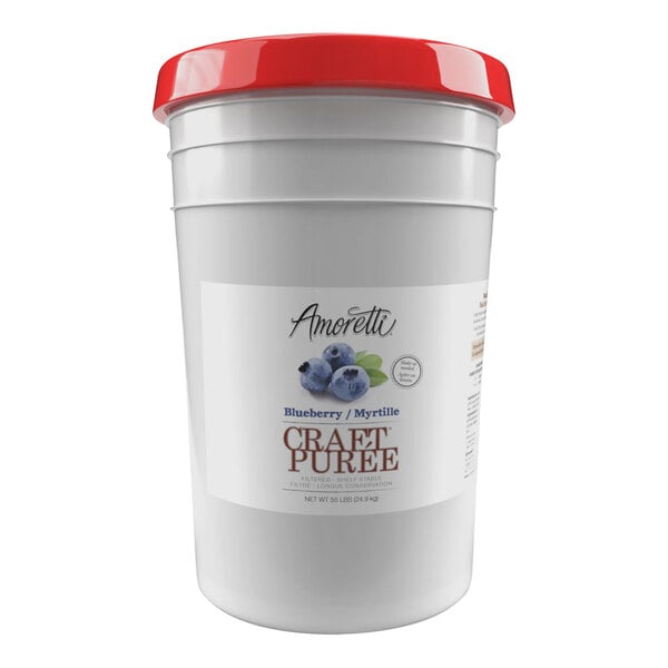 Amoretti Blueberry Craft Puree 6 Gallon (55 lb.)