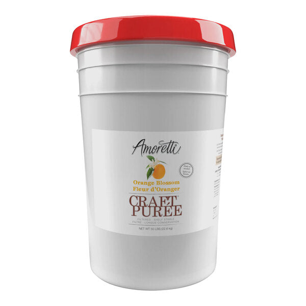Amoretti Orange Blossom Craft Puree 6 Gallon (50 lb.)